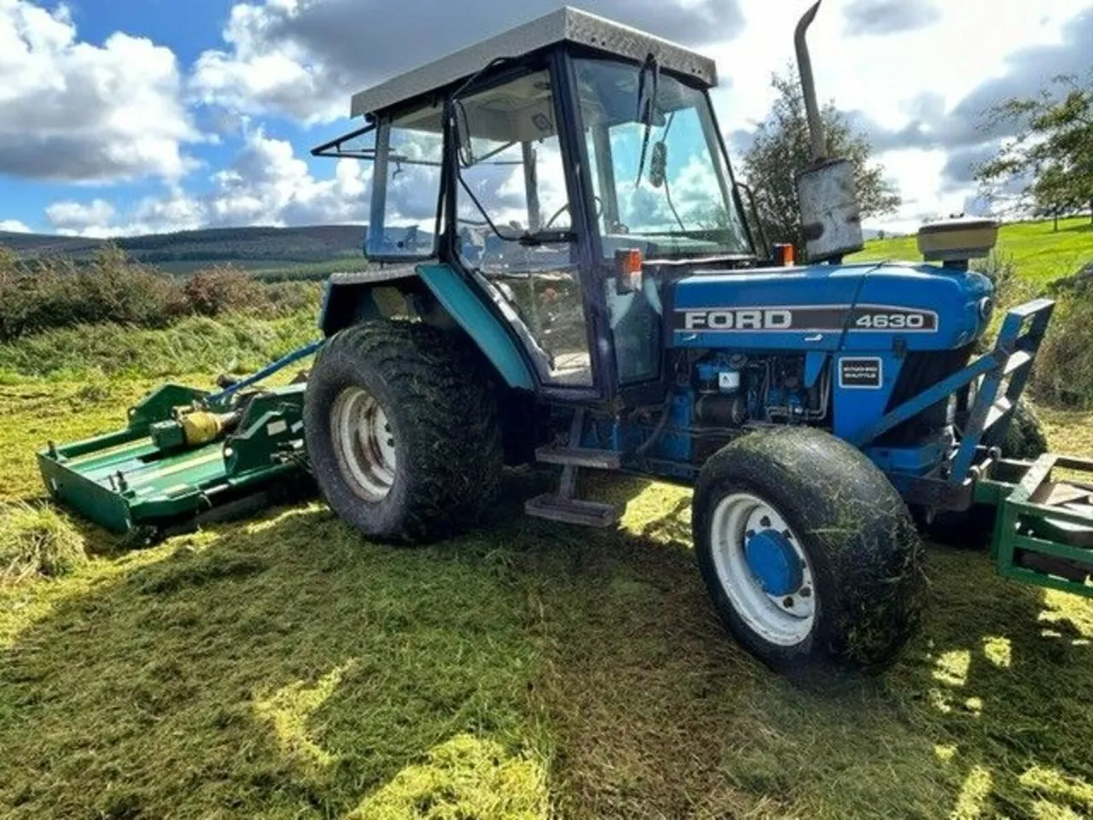 Ford 4630 & Mower - Image 1