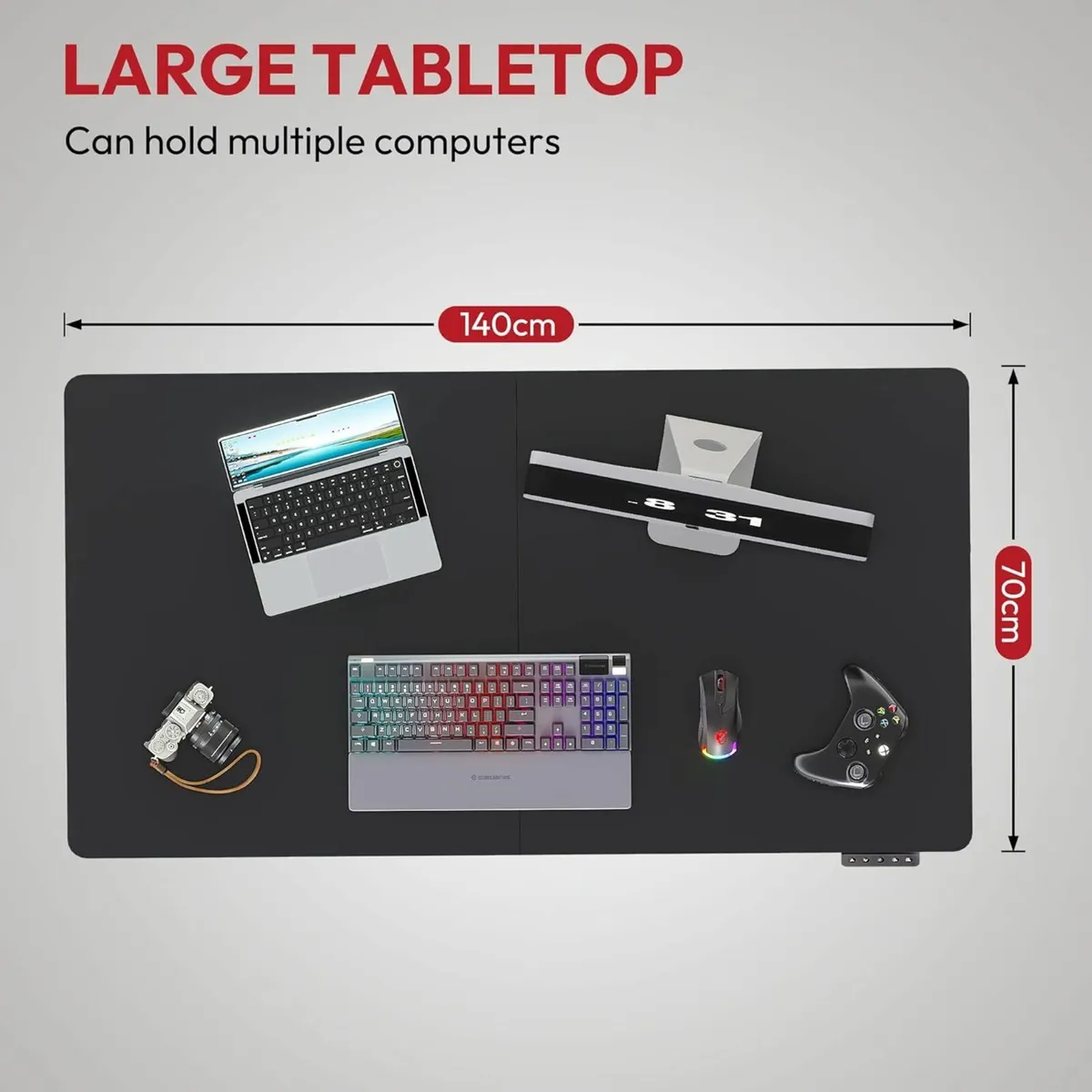 140 * 70cm Dual Motors Standing Desk for sale in Co. Dublin for €176 on