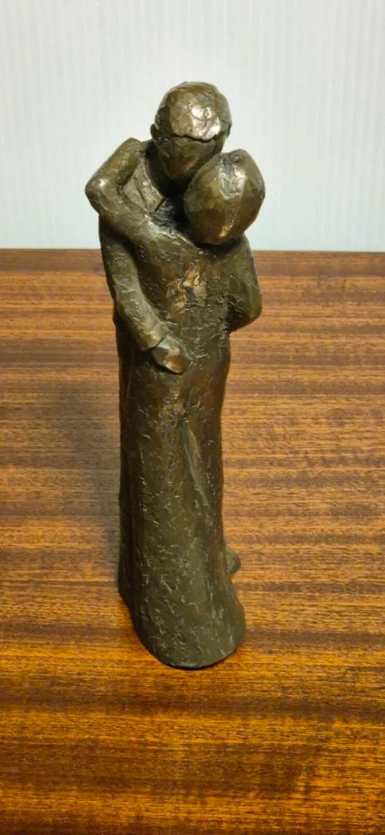 Genesis Fine Arts Heredities bronze sculpture. - Image 1