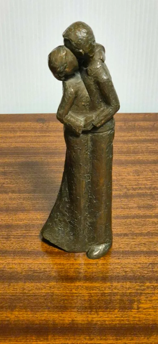 Genesis Fine Arts Heredities bronze sculpture. - Image 4