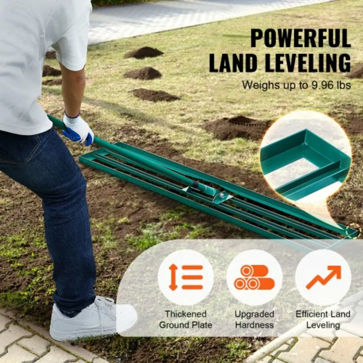 Leveling Rake, 48"x10" Level Lawn Tool, Heavyduty for sale in Co. Dublin for €200 on DoneDeal