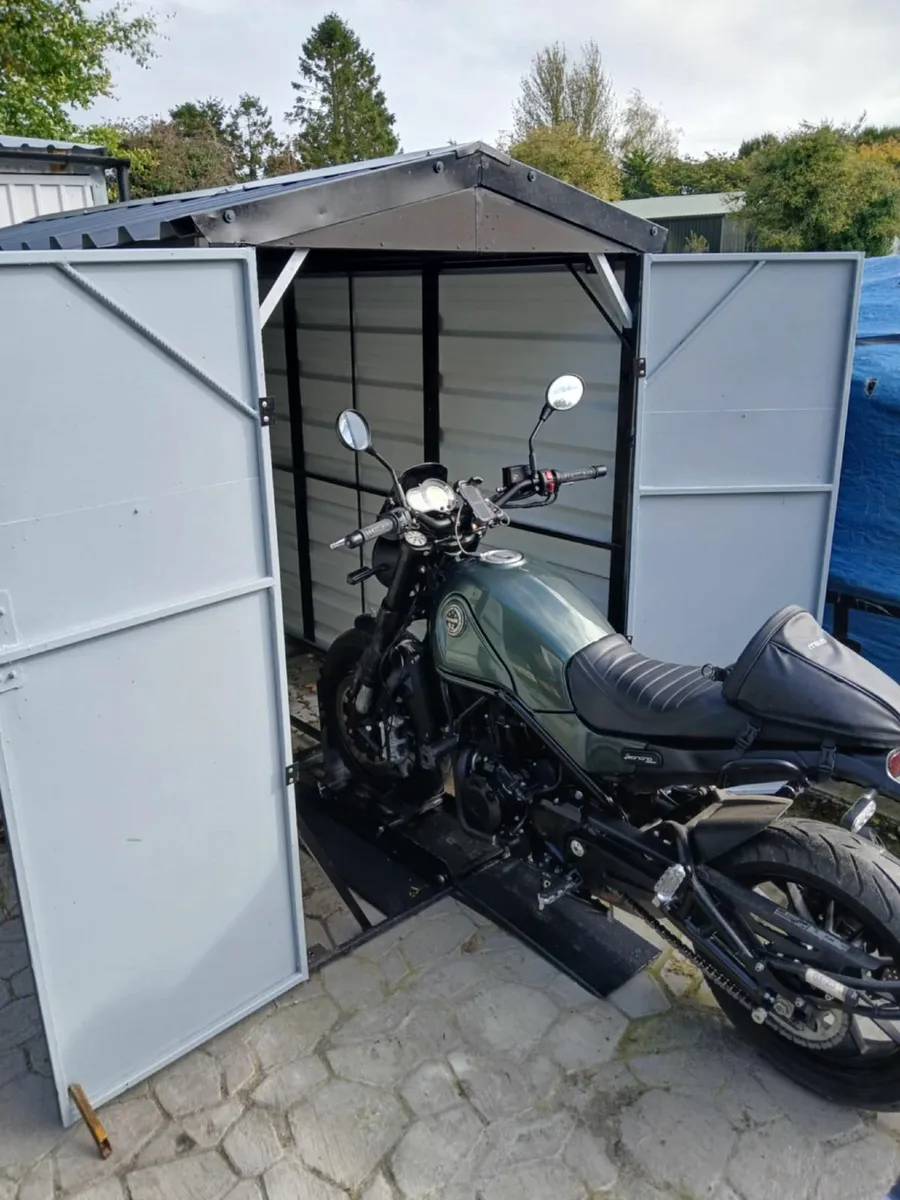 Motorcycle  shed , motorbike storage - Image 1