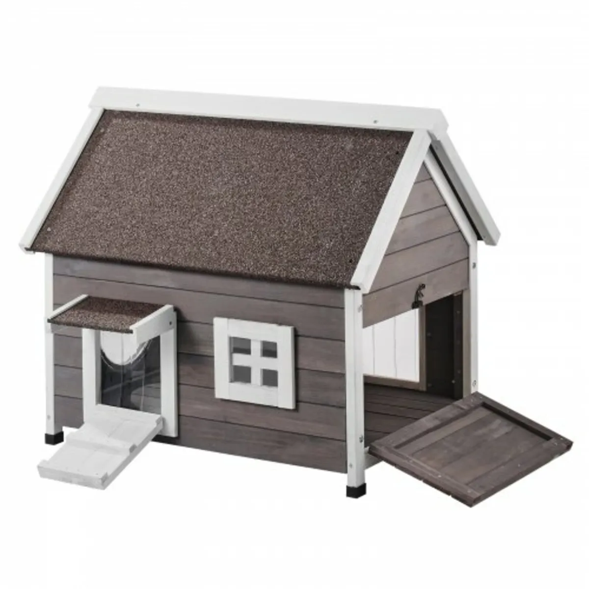 Outdoor Cat House Wooden Feral Cat Shelter with Ro for sale in Co. Dublin for 250 on DoneDeal