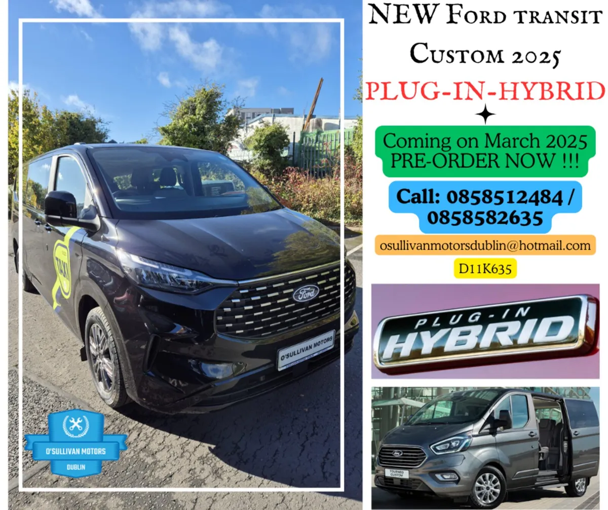 Ford Transit Custom/Wheelchair Access/Taxi Spec - Image 1