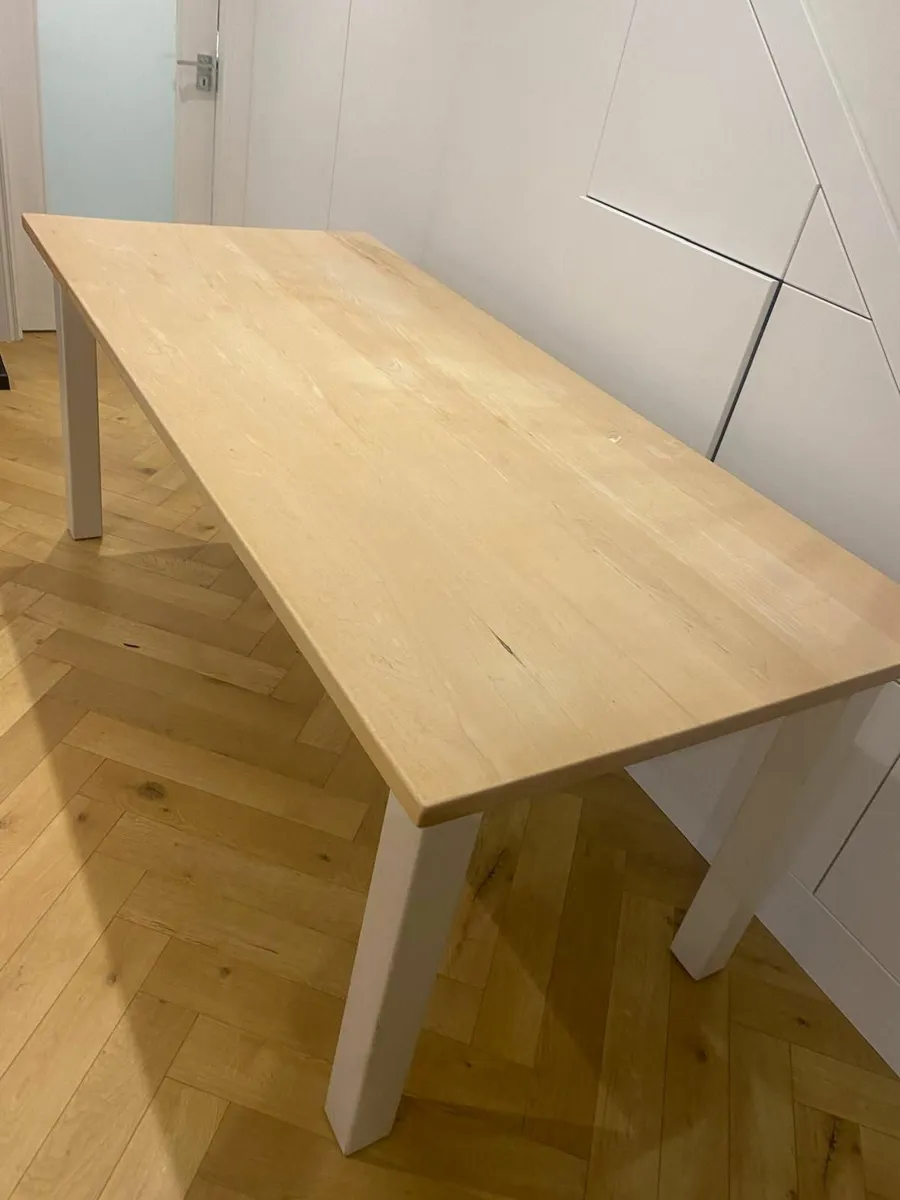 Maple Wood Kitchen Table - Image 3