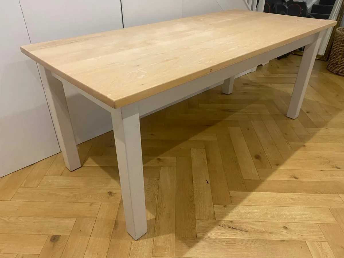 Maple Wood Kitchen Table - Image 4