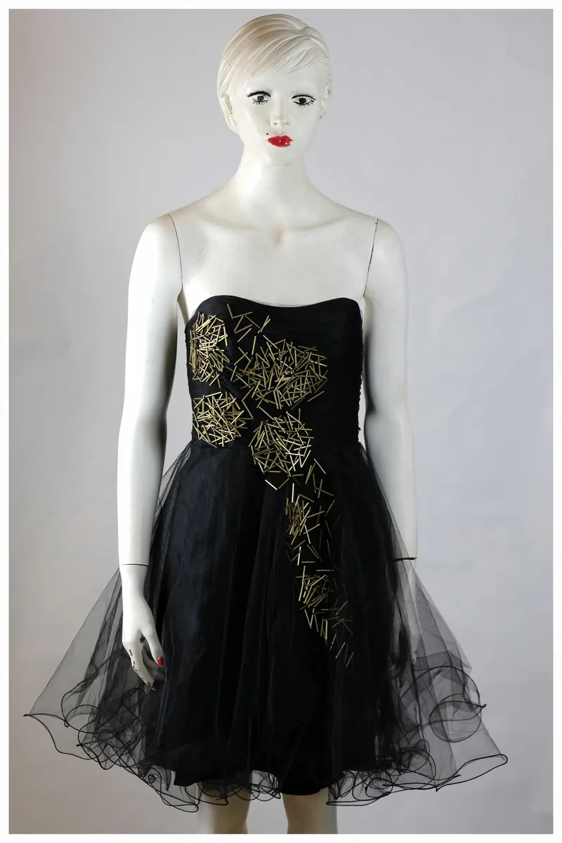 Forever Unique NWT Black Gold Dress Size 10 for sale in Co. Tipperary for 60 on DoneDeal