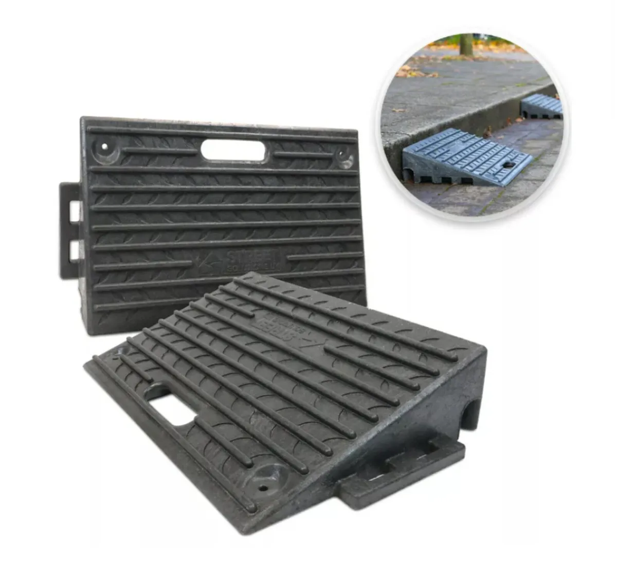 2 x Heavy Duty Wheelchair / Car Rubber Ramps NEW for sale in Co. Dublin for €69 on DoneDeal