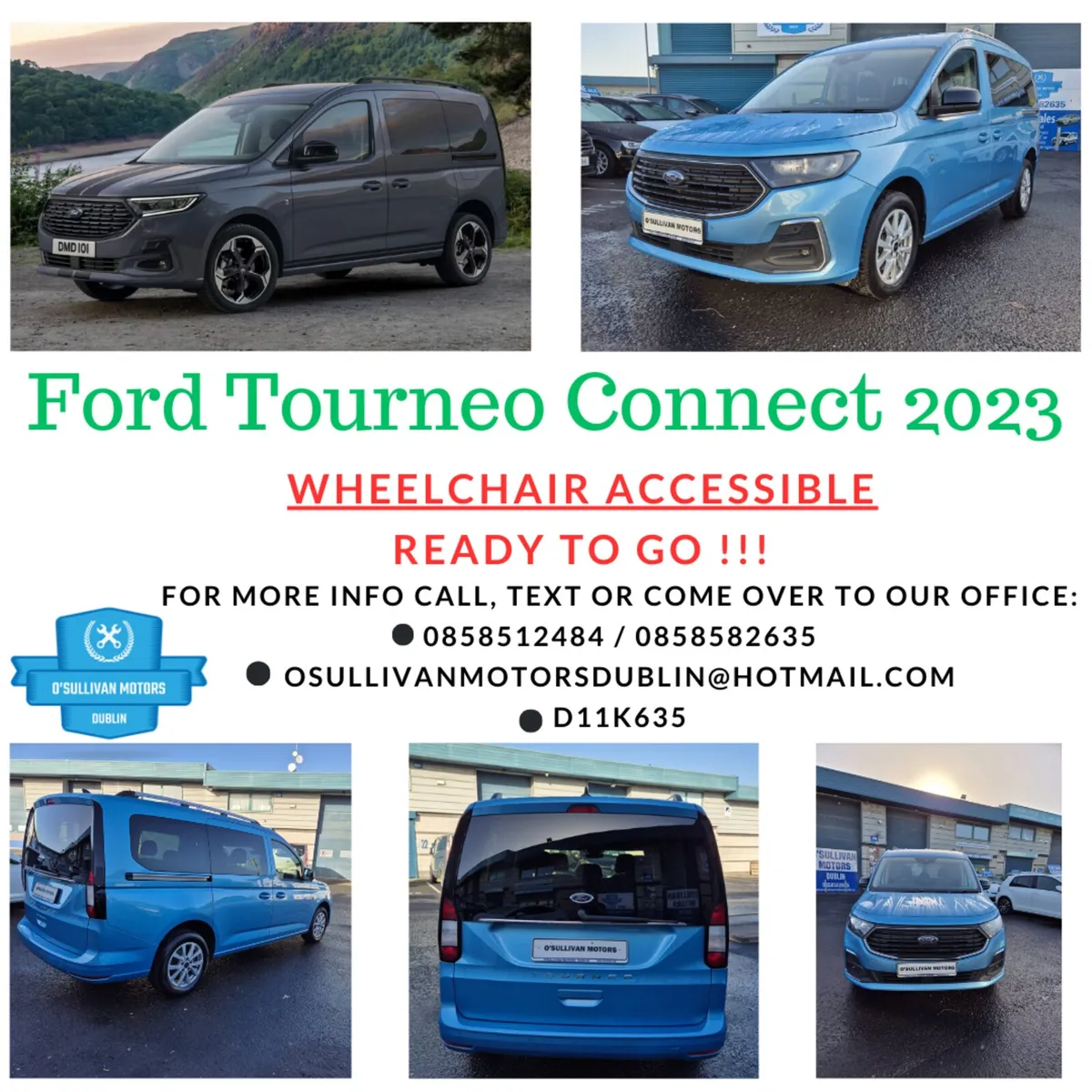 Ford Tourneo Connect/2023/Wheelchair Accessible!!! - Image 1