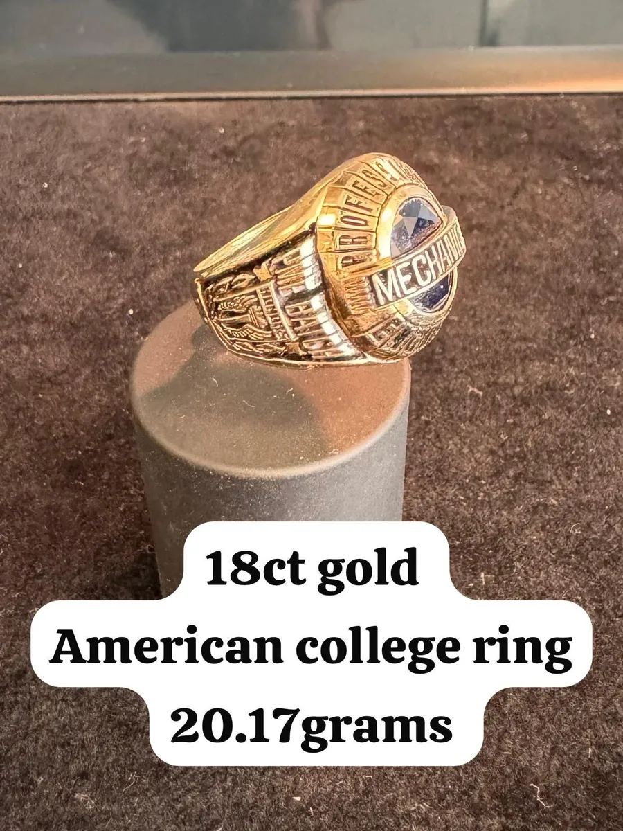 Genuine American  college rings - Image 1