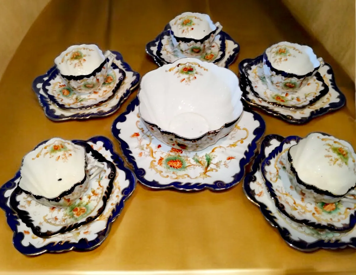 1800s Wileman Pre Shelley teaset - Image 1