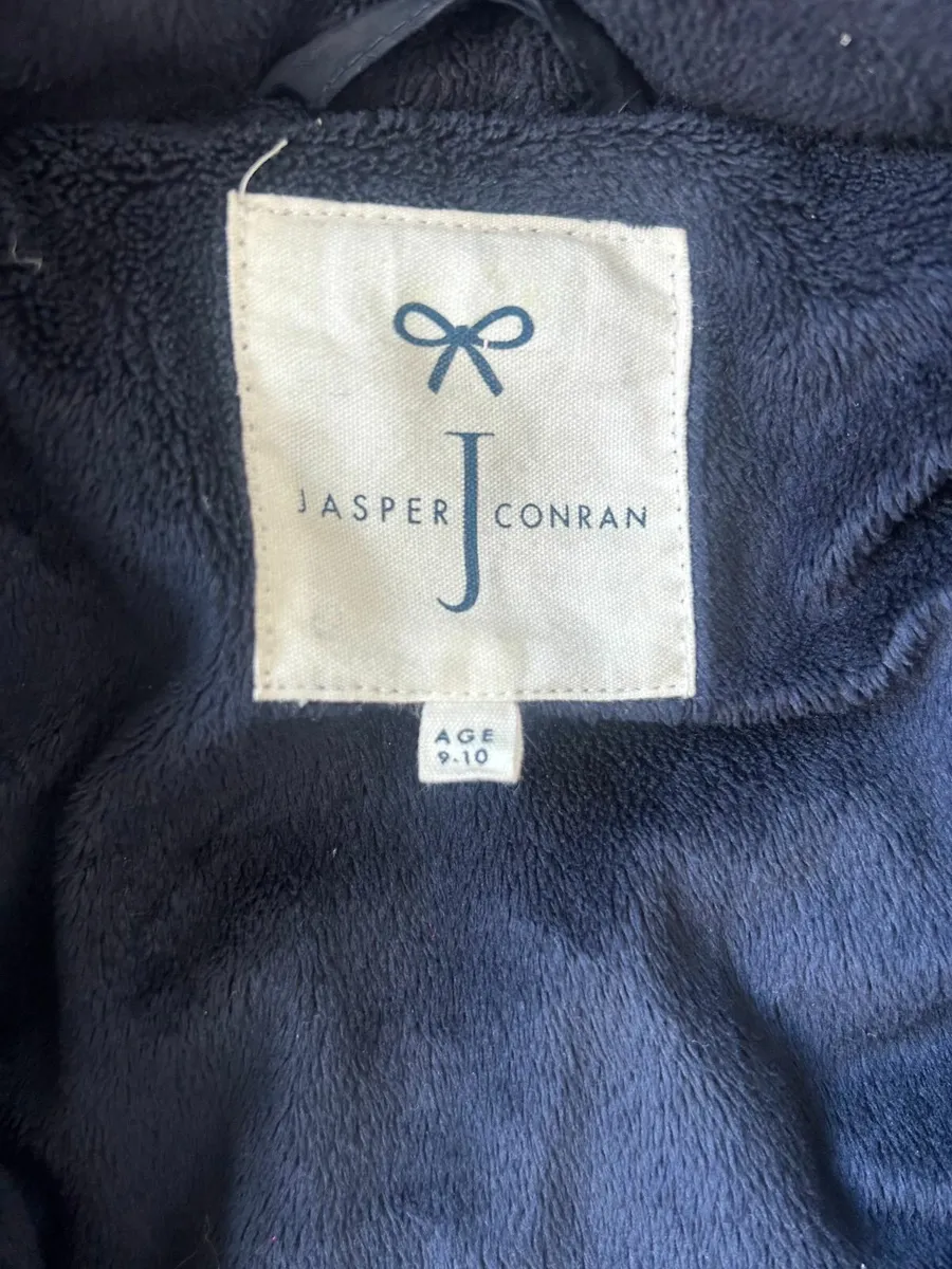 coat - Jasper Conran warm winter coat in navy. - Image 2