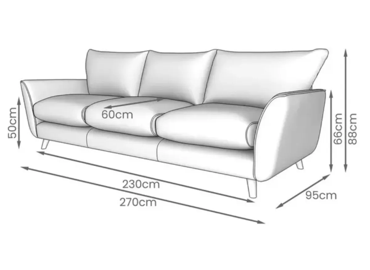 Sofa and footstool - Image 3