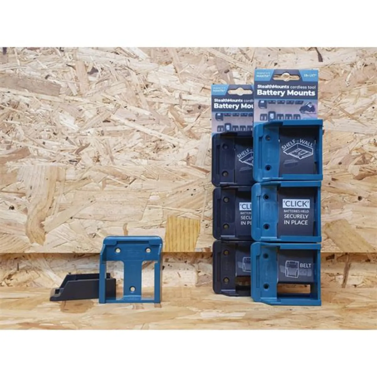 Stealth Mounts Makita 18v Battery Mounts – 6 Pack - Image 4