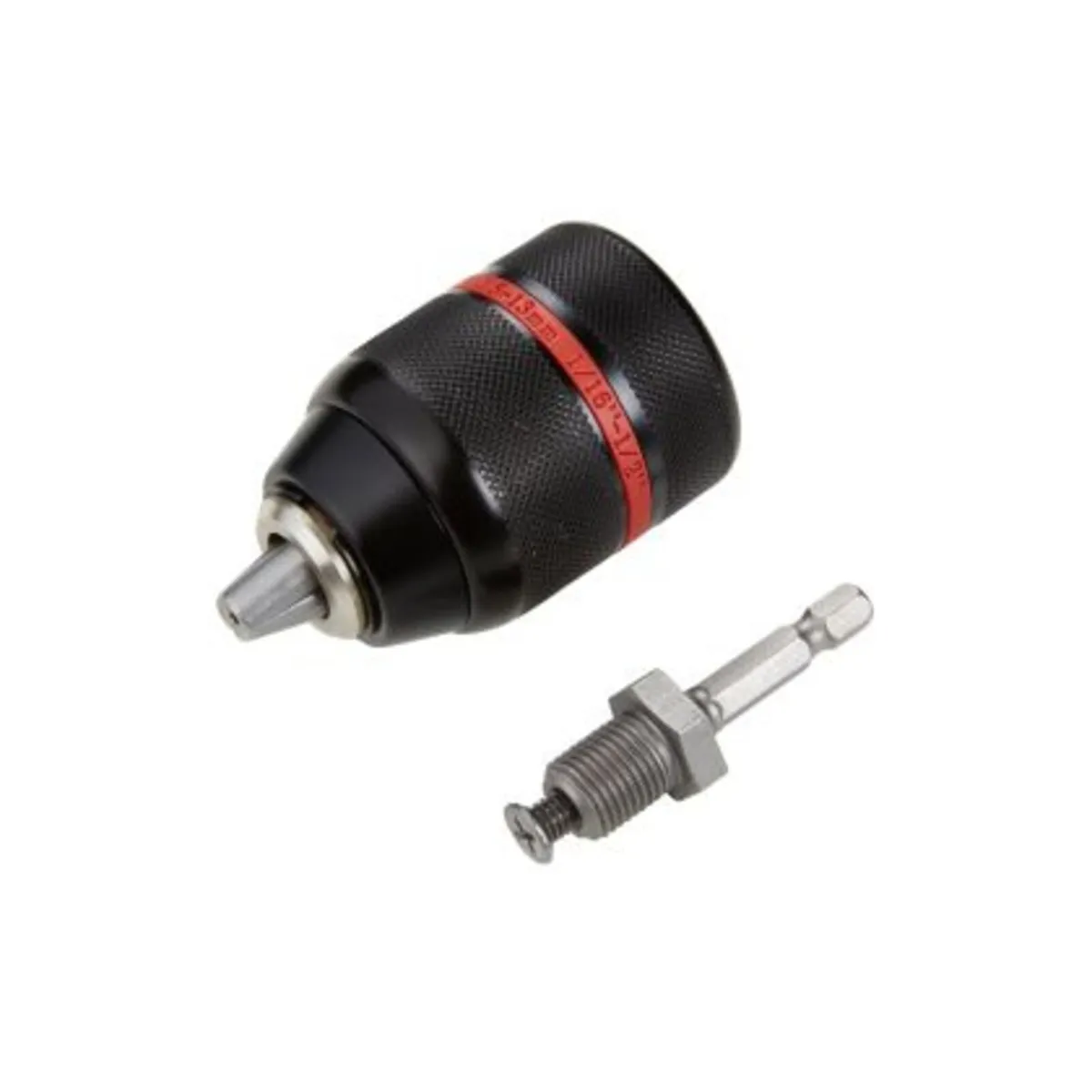 1/2″ Locking Drill Chuck With 1/4″ Hex Adaptor - Image 1