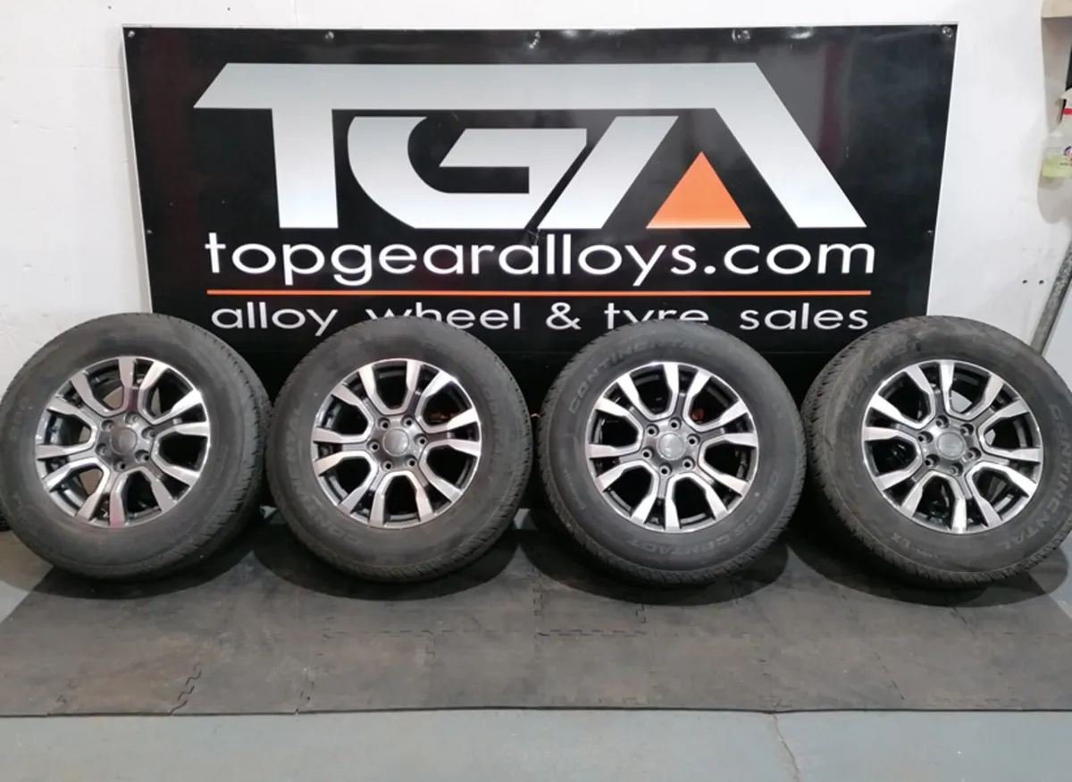 18" FORD RANGER WILDTRACK ALLOYS & CONTI TYRES - Image 1