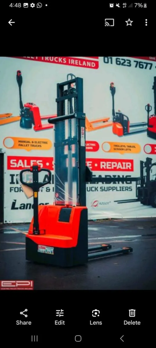 Electric & Manual Pallet Stackers - Image 4