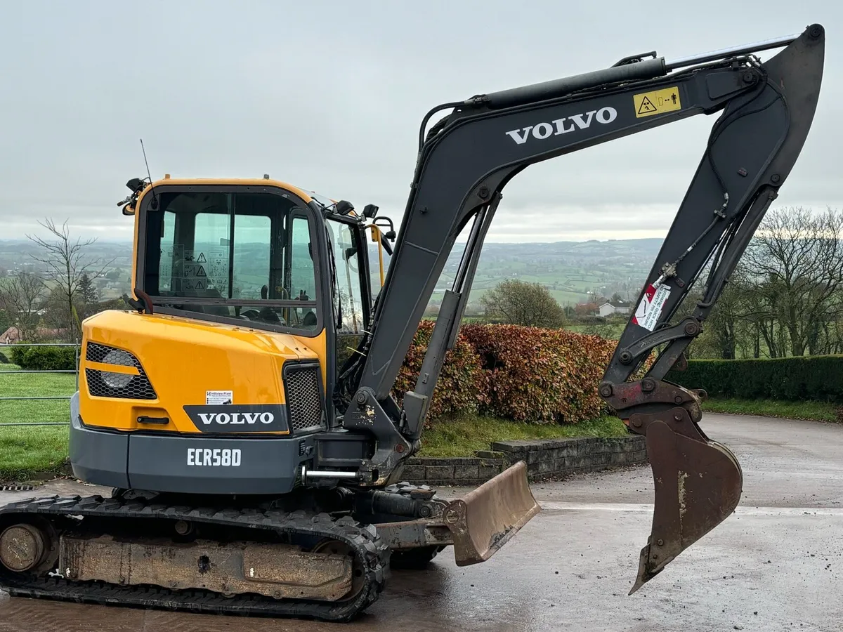 Volvo ECR58 Excavator - Image 1