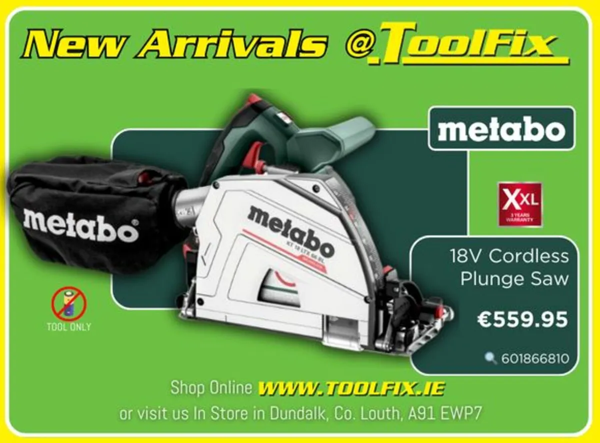 Metabo plunge saw 18v cheap