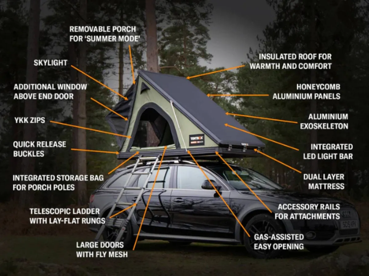 Tentbox Cargo 2.0 Roof Tent - Official Dealers - Image 4