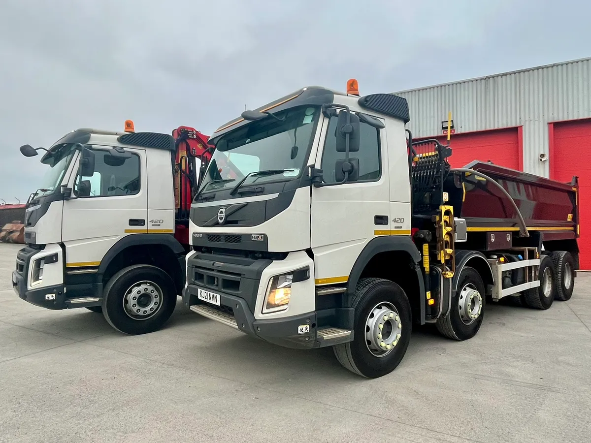 2021  Volvo FMX 420  Grabs 13 Litre X 2 - Image 2