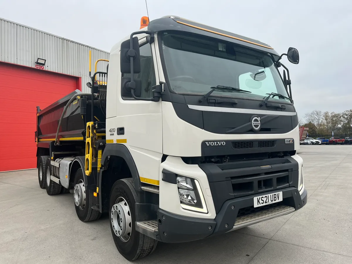2021  Volvo FMX 420  Grabs 13 Litre X 2 - Image 3