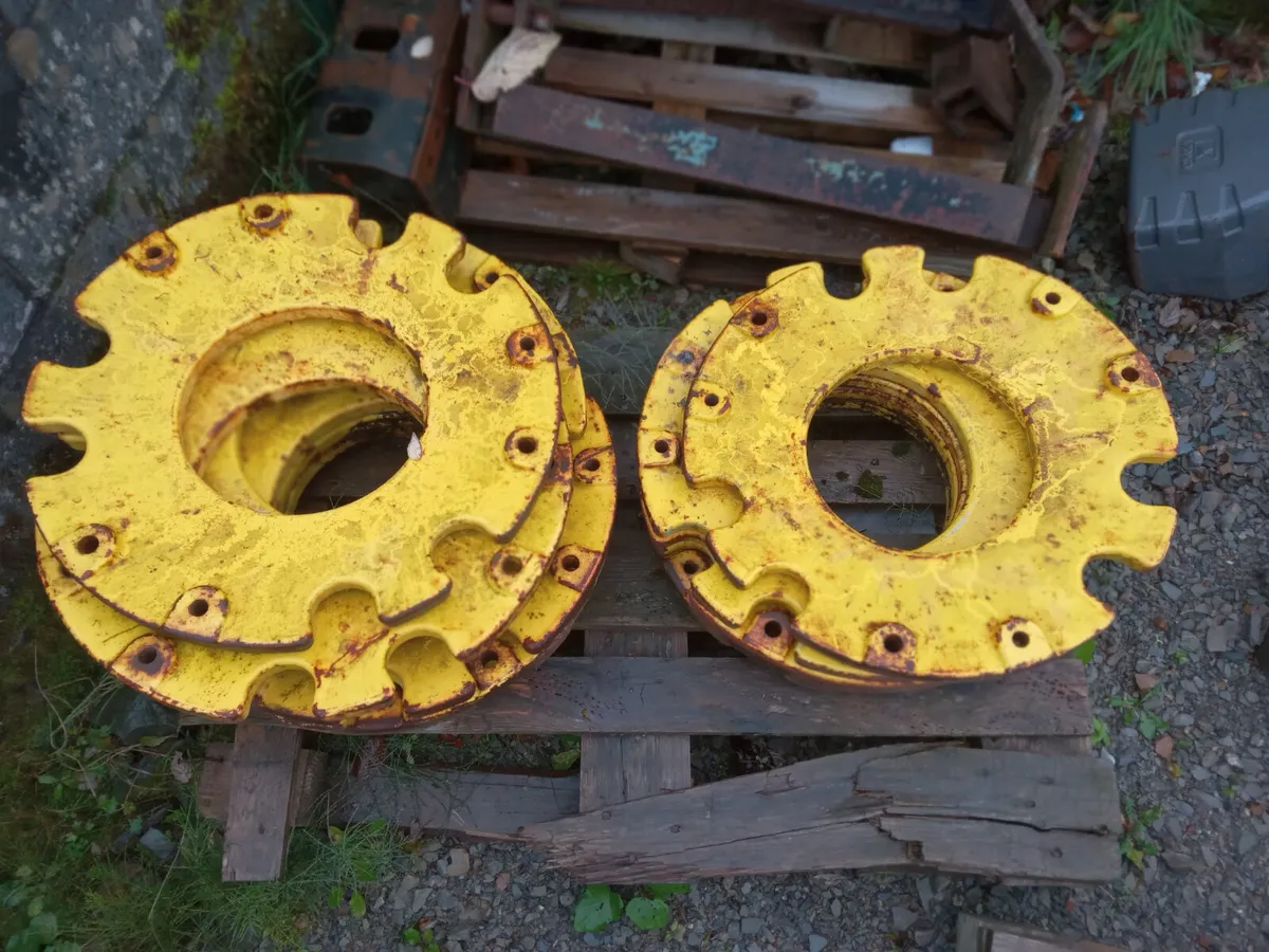 John Deere 45kg wheel weights - Image 1