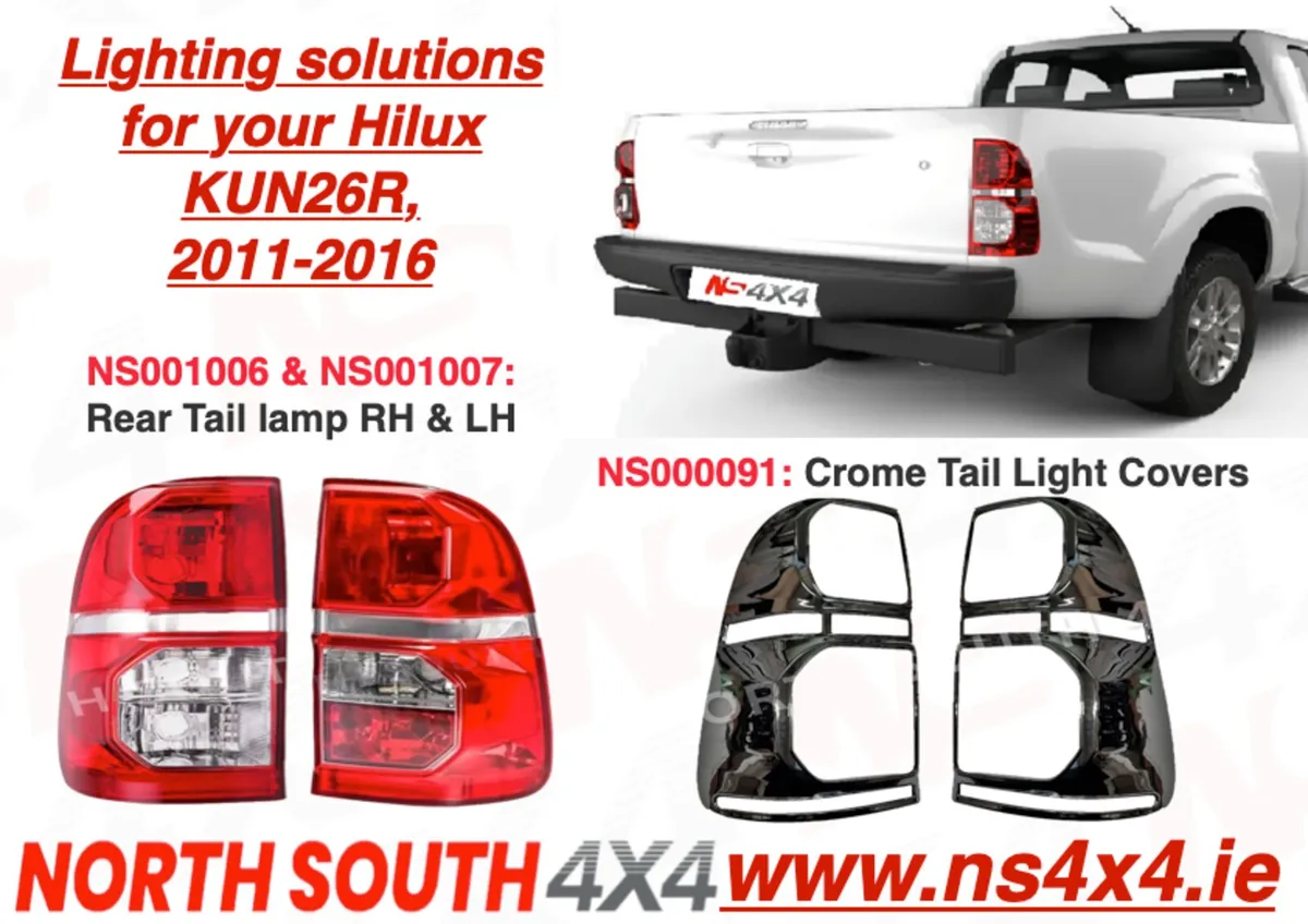 Tail Light for Toyota Hilux 2011 - 2016 - Image 1