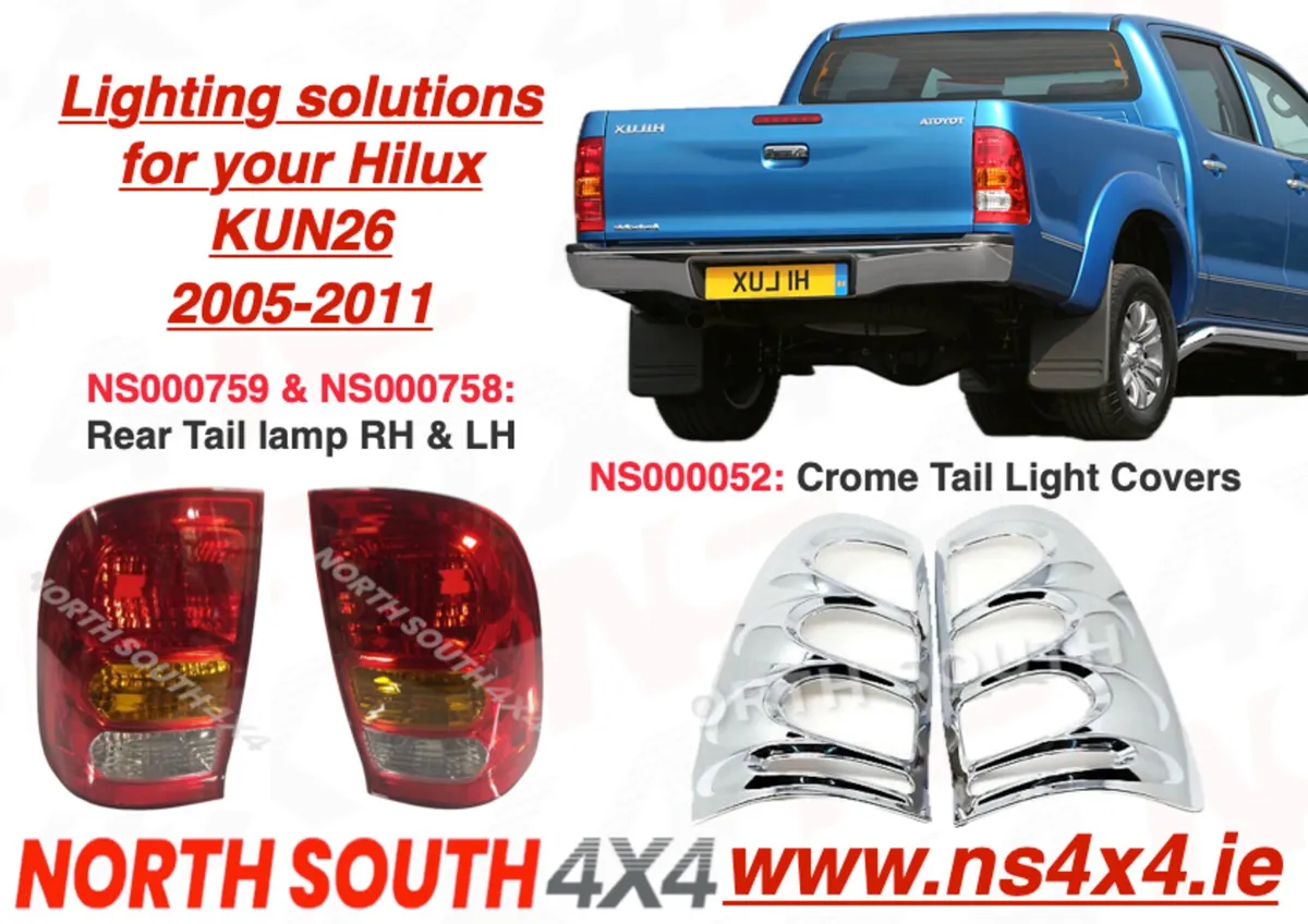 Rear Lamps for Toyota Hilux 2005-2011 - Image 1