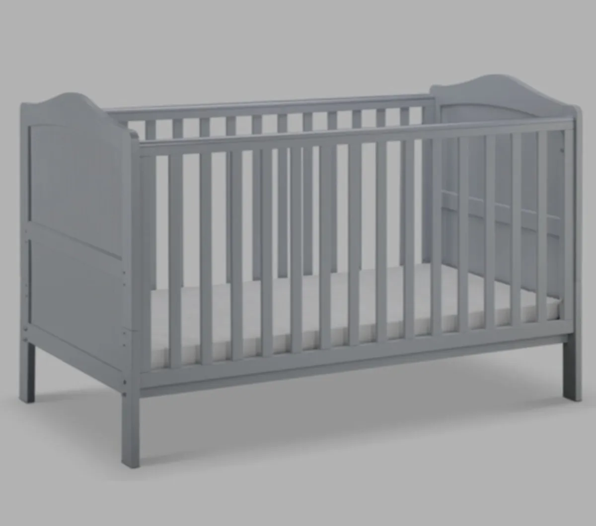 2 x Nested Sorrento Cot Bed in grey colour - Image 2