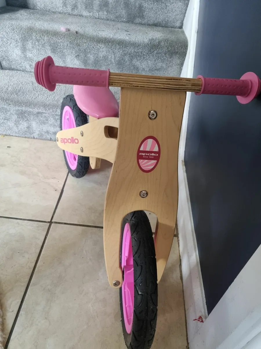 Apollo wooden balance bike sale