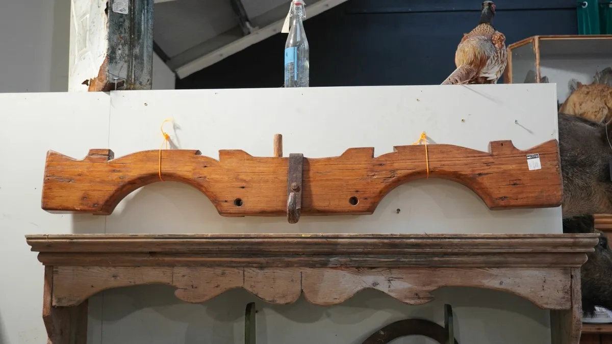 Rustic Spanish Wooden Horse Collar - Image 1