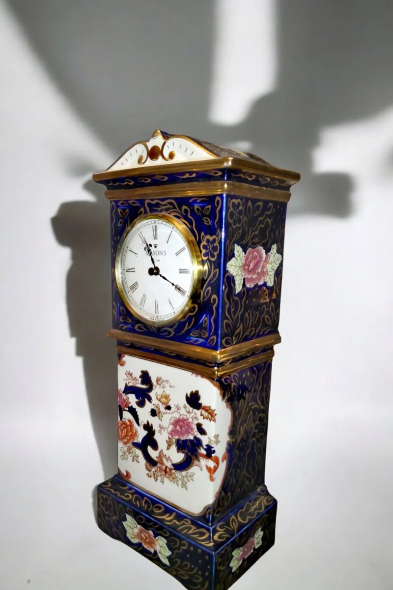 Rare Mason's Royal Mandalay tall clock - Image 2