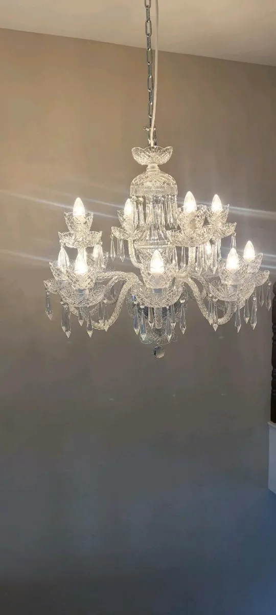 Irish Crystal Chandelier - Image 1