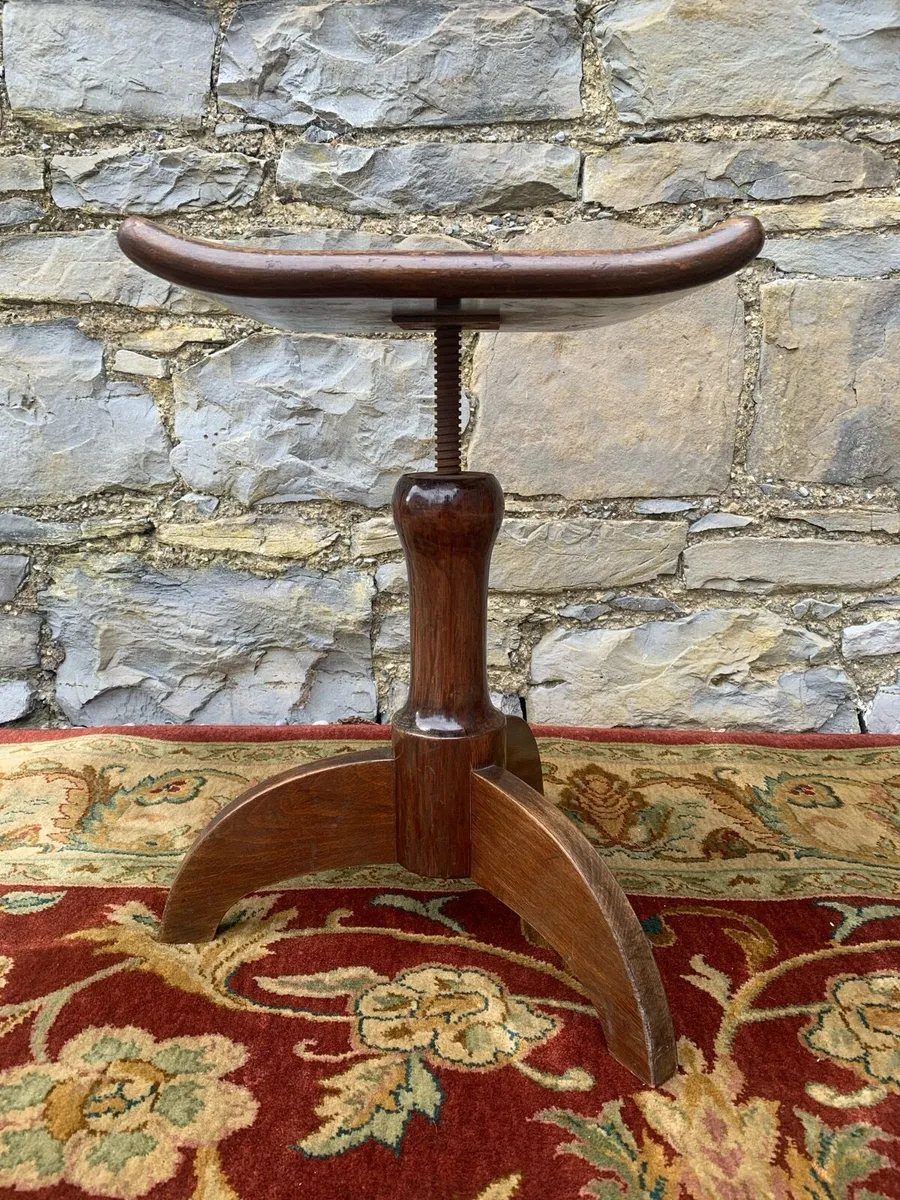 1940s mahogany revolving stool. for sale in Co. Westmeath for €150 on