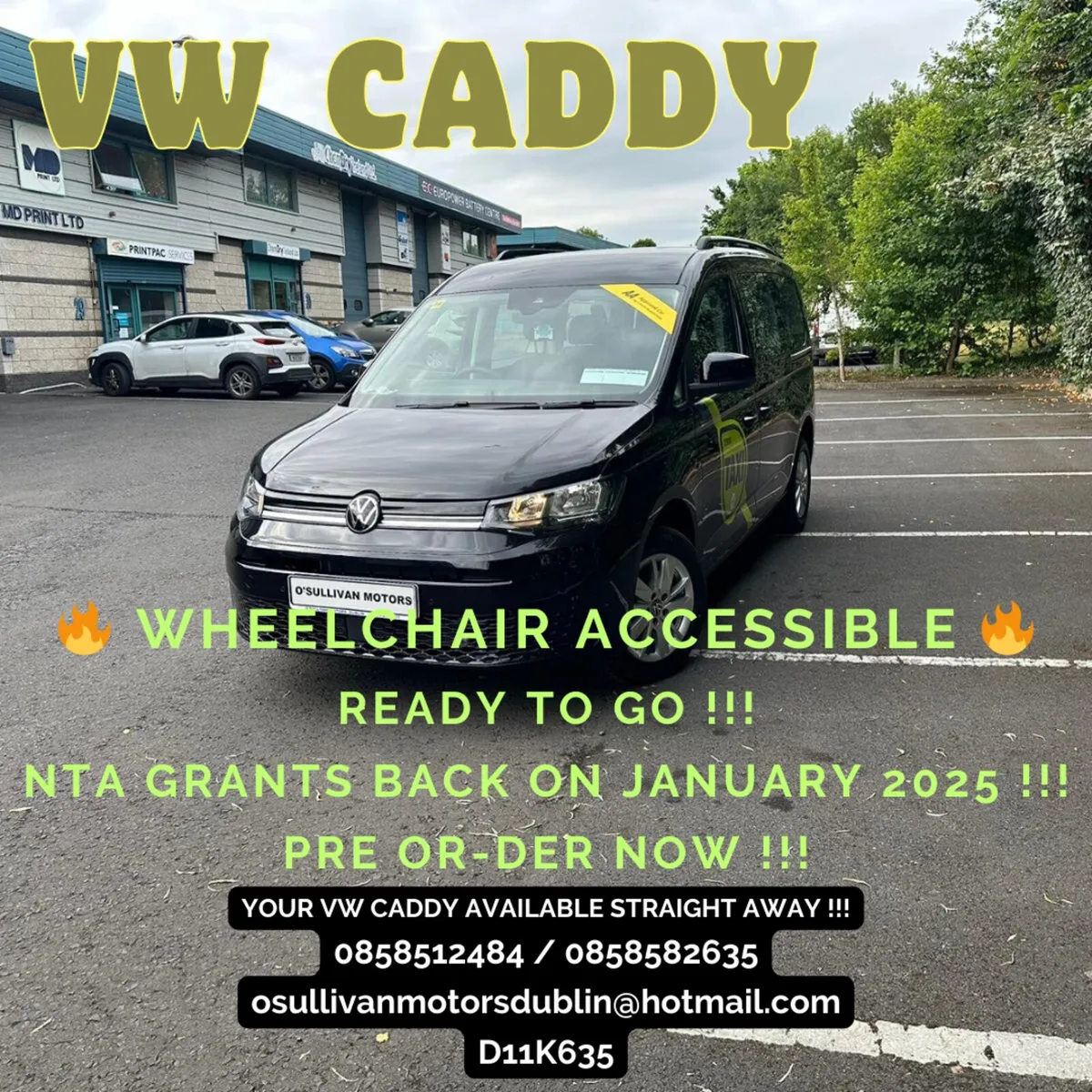 VW Caddy/ 2025/7 seat/ Wheelchair Access/Taxi Spec - Image 1