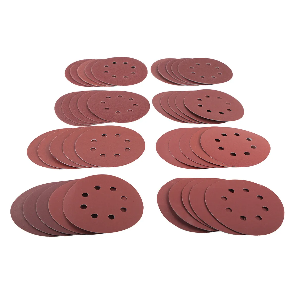 Mixed Grit Circular Sanding Sheet Set – 40pcs - Image 1