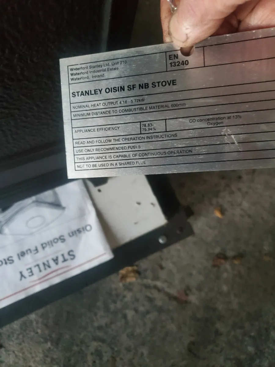 Stanley Oisin 6 kw solid fuel stove New condition for sale in Co. for €495 on DoneDeal