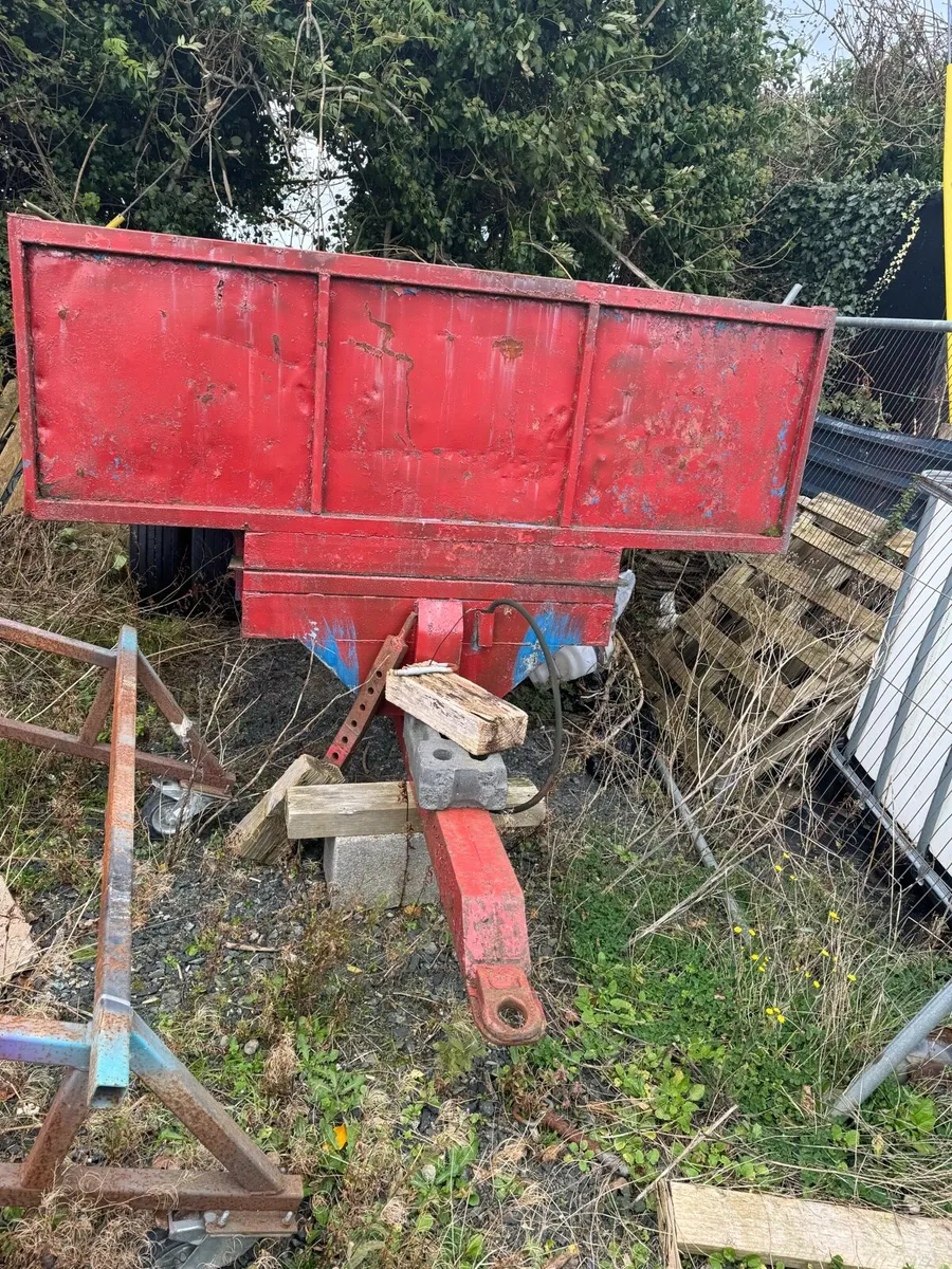 Hi tipping bog trailer - Image 1