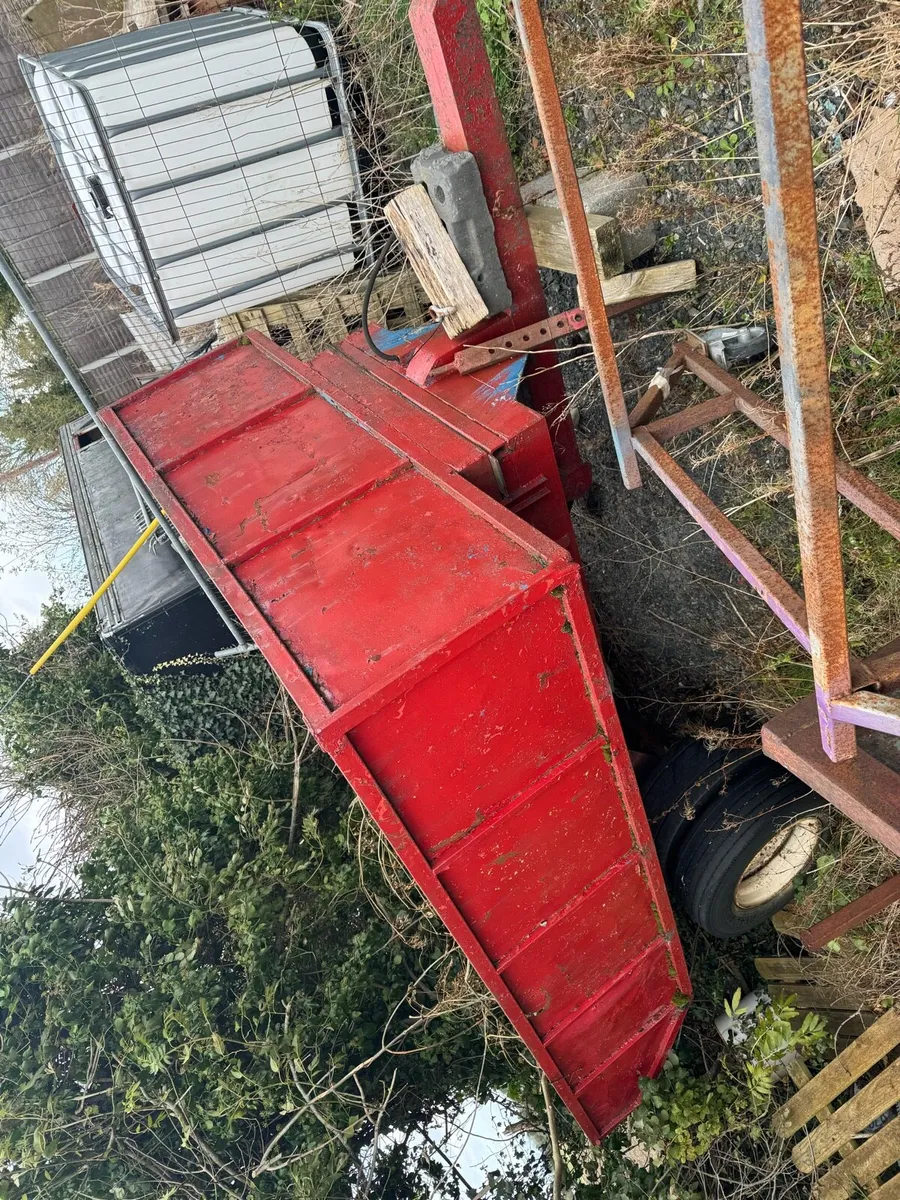 Hi tipping bog trailer - Image 3