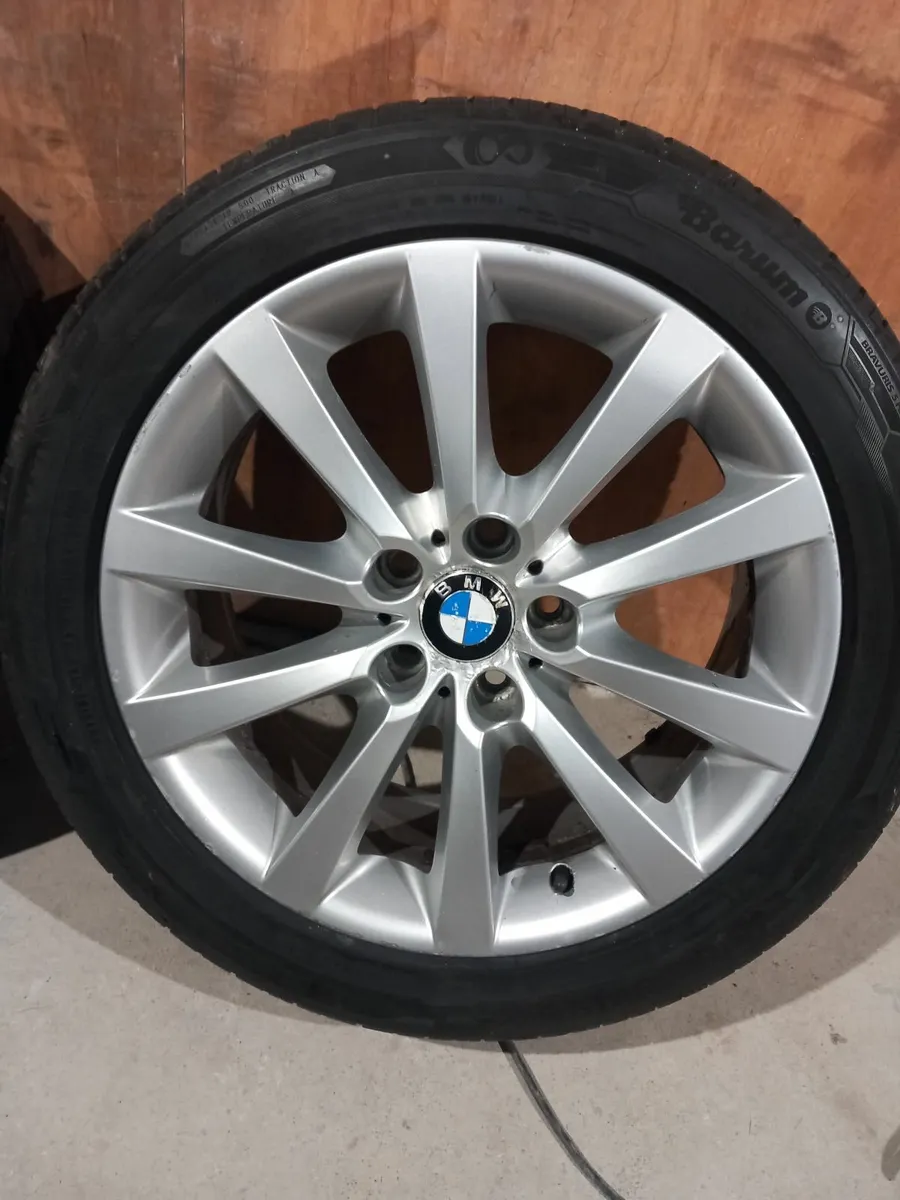 Bmw alloys 18 inch new tyres for sale in Co. Louth for €400 on DoneDeal