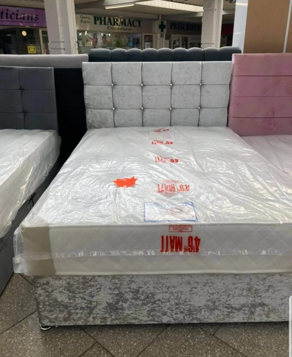 Brand new beds with mattress free delivery for sale in Co. Dublin for €