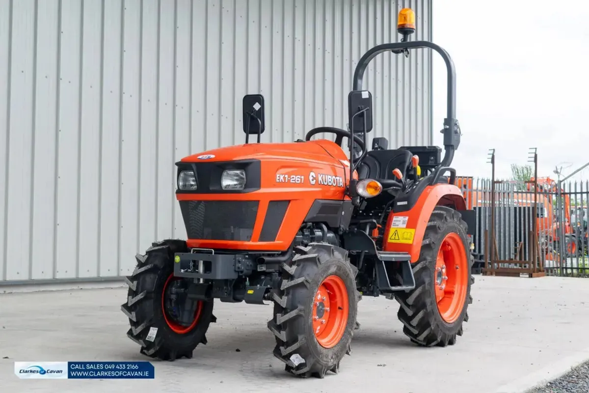 New Kubota EK1-261 Compact Tractor - Image 1