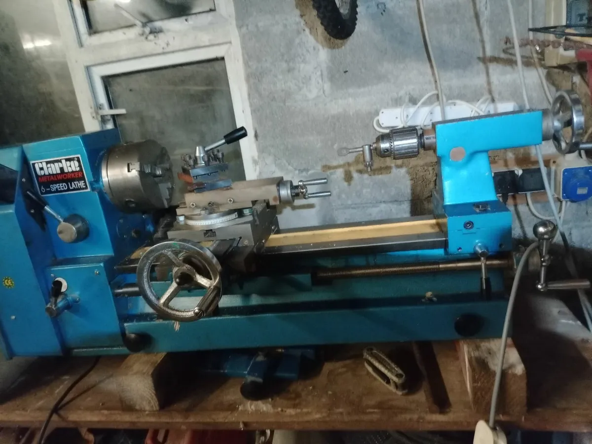 Clarke Metalworker 6speed  Lathe - Image 3