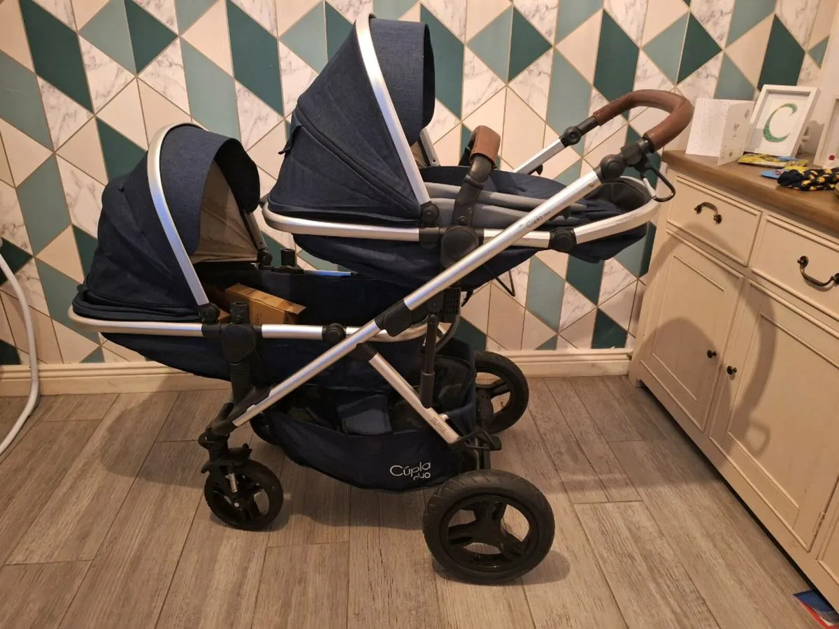 Double Buggy Pram. Baby musical swing chairs for sale in Co. Westmeath for 350 on DoneDeal