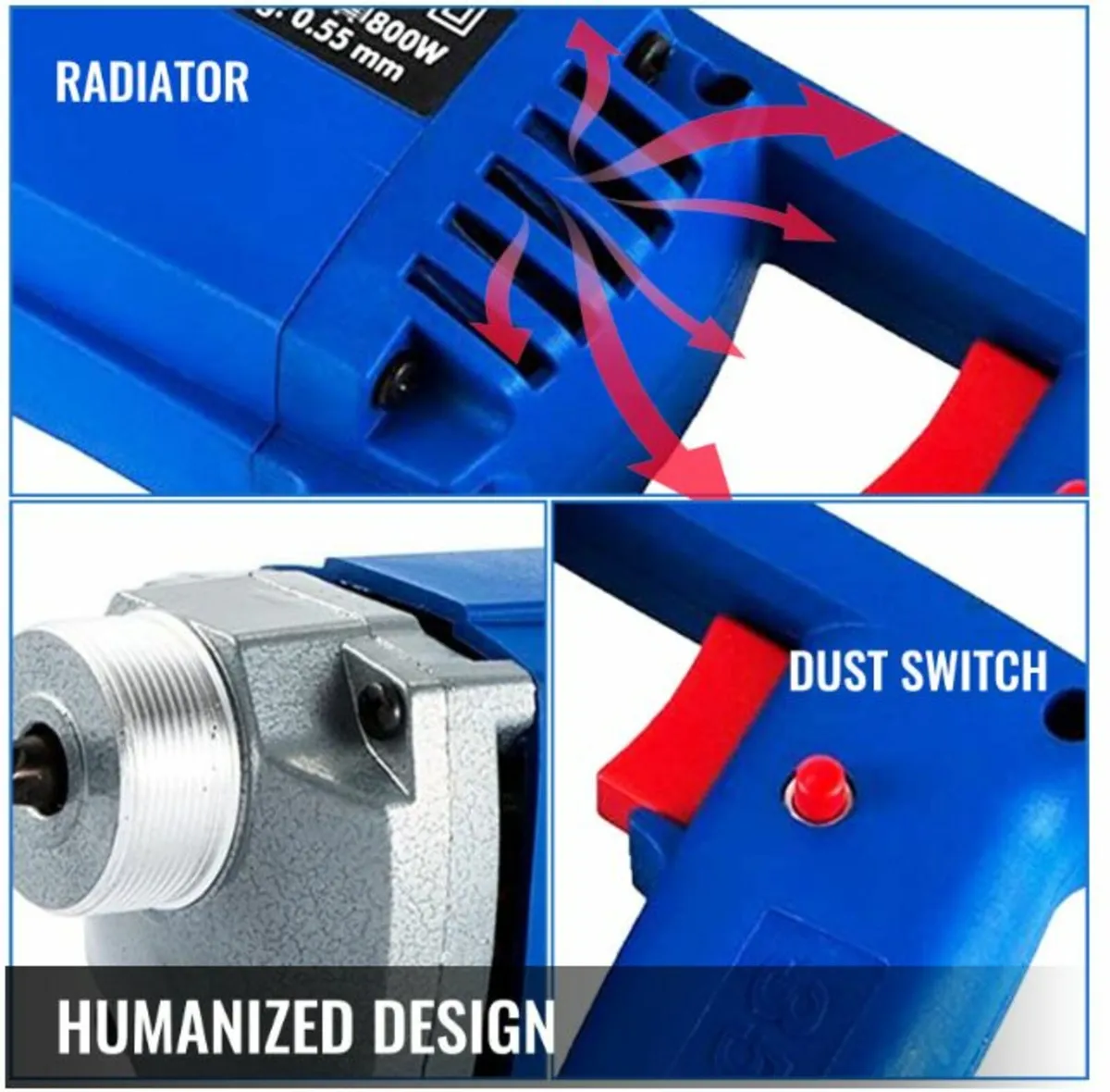 800w Electric Concrete Vibrator 1.5m Hose 35mm for sale in Co. Clare