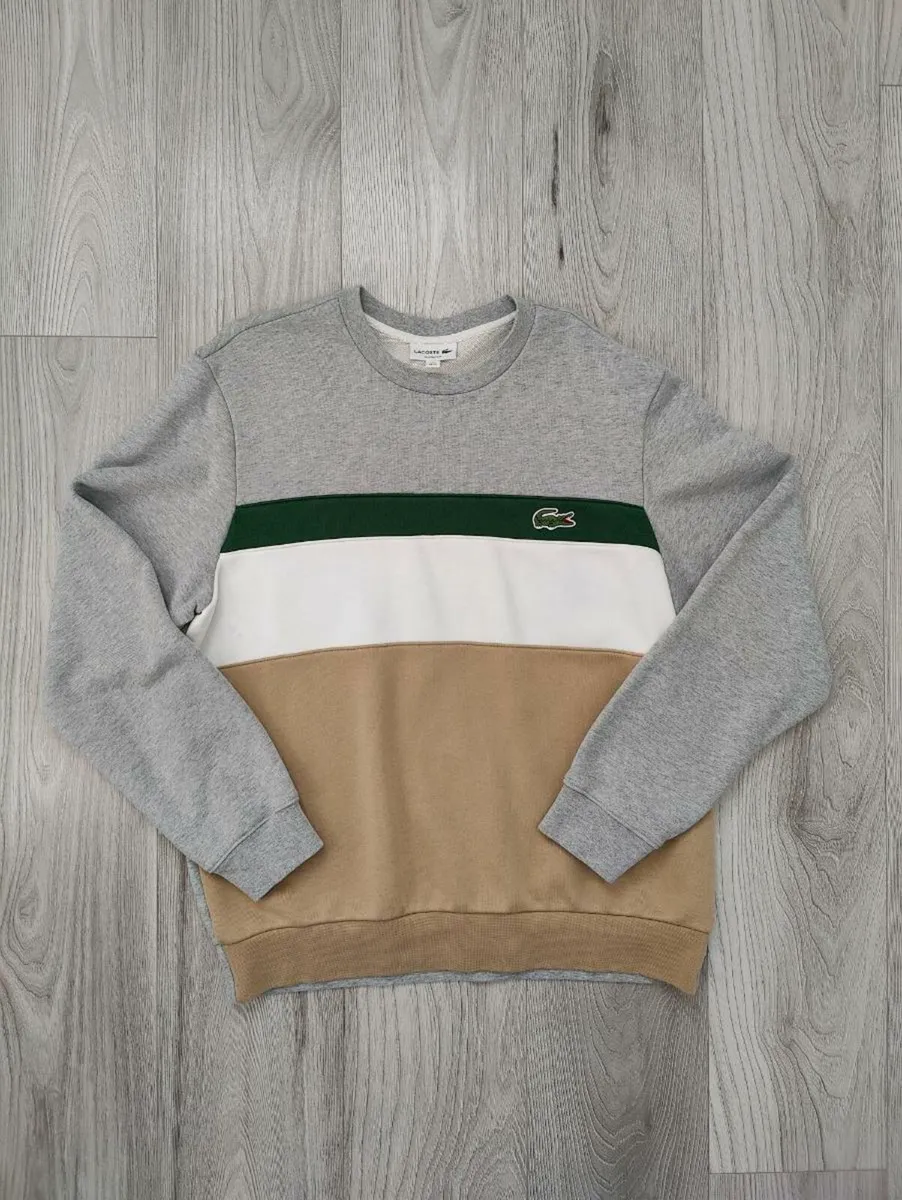 Lacoste Crew Neck Colour Block Jumper Size XL for sale in Co. Meath for 70 on DoneDeal