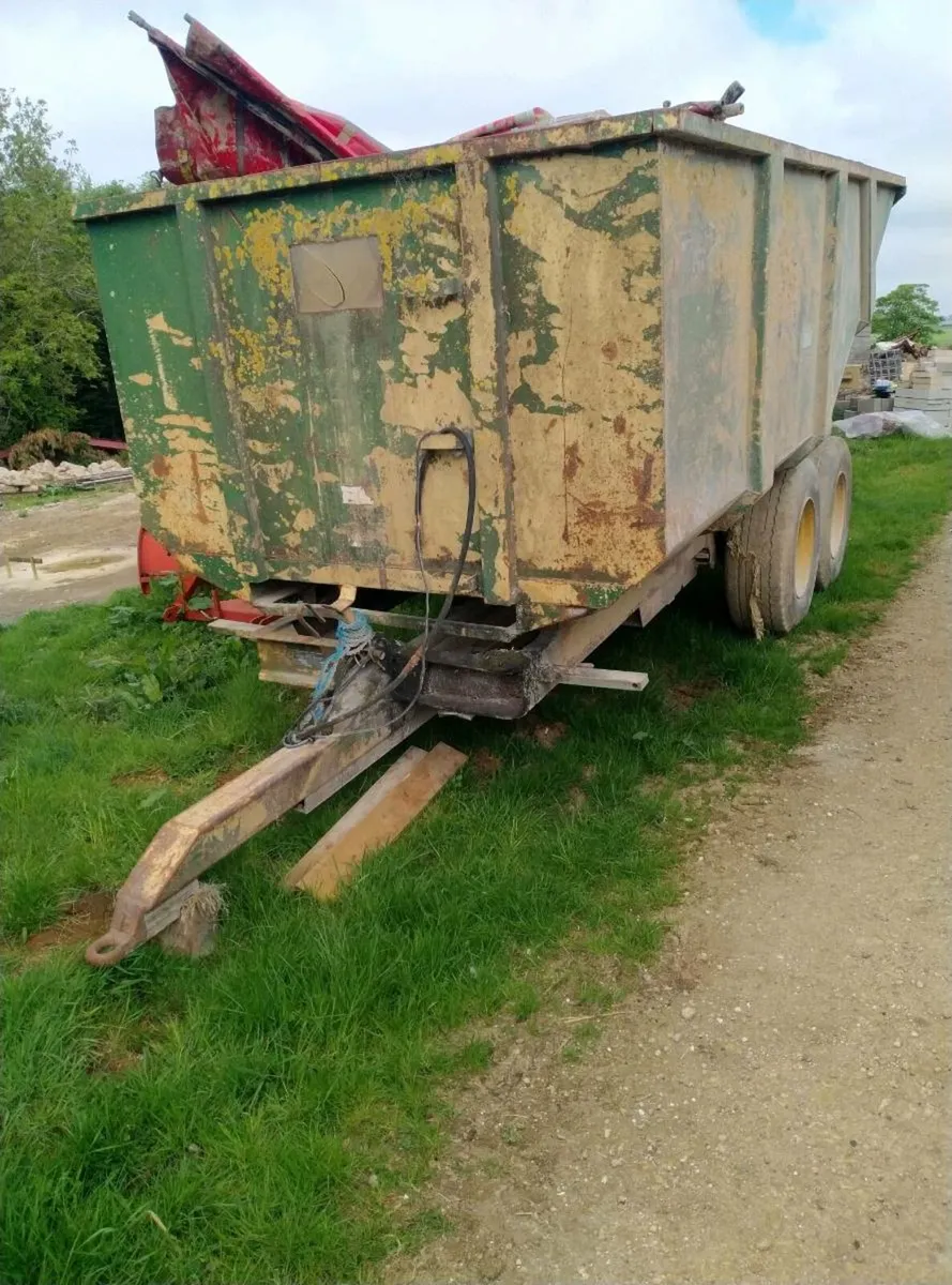 Tipping trailer high tip twin axle - Image 1