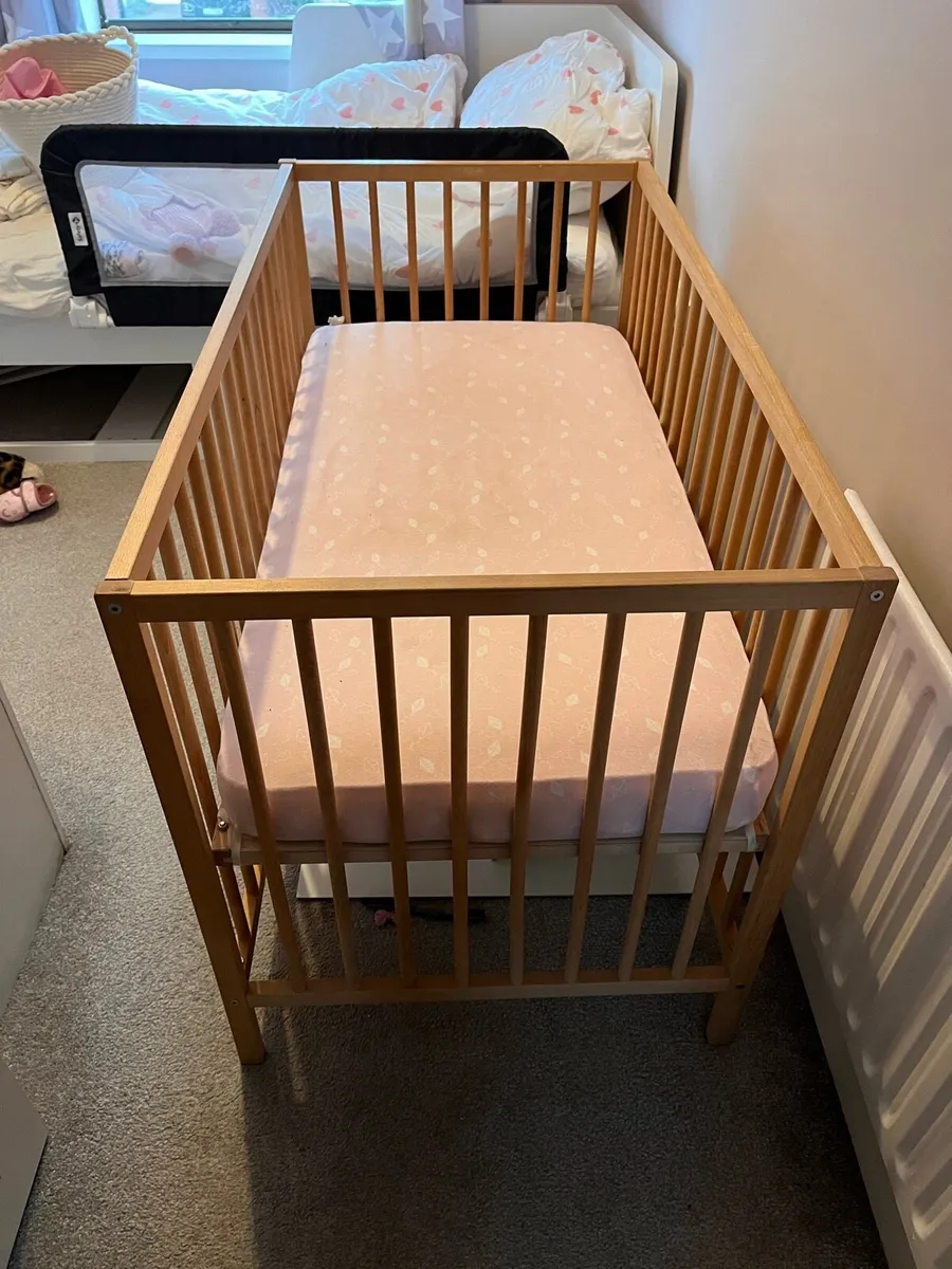 Wooden Baby Cot - Image 2