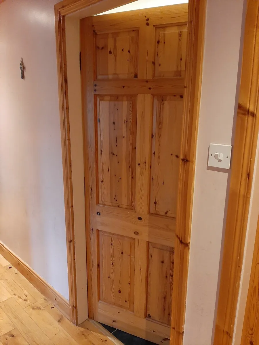 Solid wood internal doors